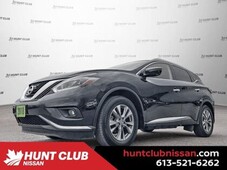 2018 NISSAN MURANO SL AWD HEATED LEATHER SEATS, NAVIGATION, SAFETY FE