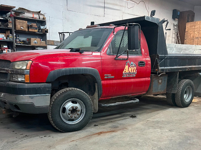 2003 chevy 3500 dump with plow