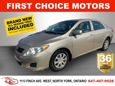 2010 TOYOTA COROLLA CE ~AUTOMATIC, FULLY CERTIFIED WITH WARRANTY