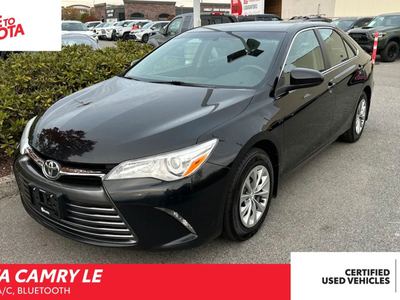 2017 Toyota Camry LE; AUTOMATIC, A/C, BLUETOOTH