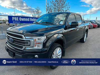 2018 Ford F-150 LIMITED - 3.5L ECOBOOST, CREWCAB, LEATHER, FORD