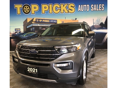 2021 Ford Explorer Leather, Second Row Buckets, BLIS, Accident