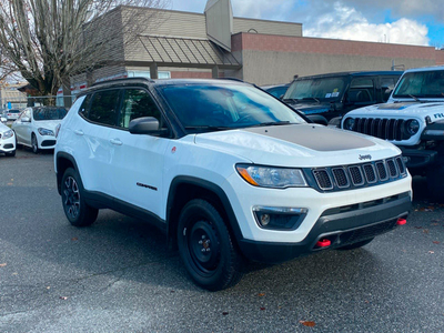 2021 Jeep Compass Trailhawk + 4X4/LEATHER/NAVI/PANO SUNROOF/REAR