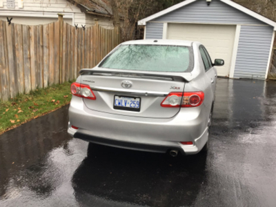 For sale 2012 Toyota Corolla RSX A1 shape all. Leather Interior.