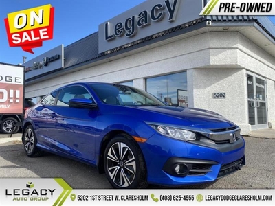 Used Honda Civic Coupe 2017 for sale in Claresholm, Alberta
