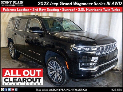 Used Jeep Grand Wagoneer 2023 for sale in Stony Plain, Alberta