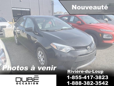 Used Toyota Corolla 2016 for sale in Riviere-du-Loup, Quebec