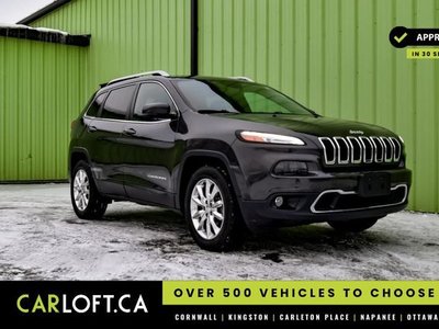 2016 Jeep Cherokee Limited NAV | HEATED LEATHER | REMOTE START
