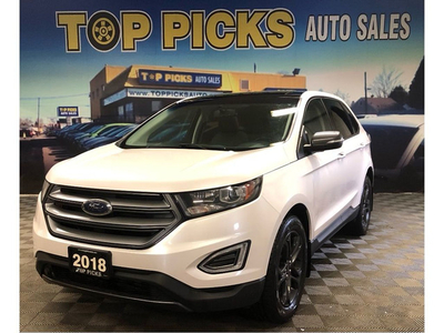 2018 Ford Edge SEL, Panoramic Sunroof, Navigation, Accident Fre