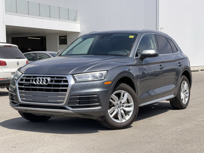 2019 Audi Q5 QUATTRO Leather, AWD, Heated Seats +Wheel, Rearview