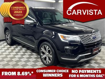 2019 Ford Explorer Platinum 4WD - NO ACCIDENTS/FACTORY WARRANTY