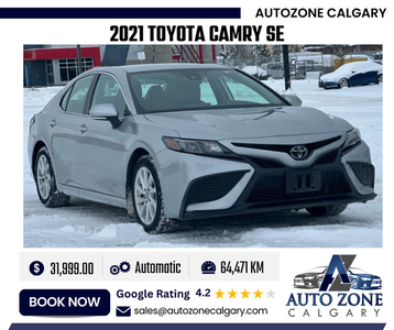2021 Toyota Camry SE | $314.00 Bi-Weekly