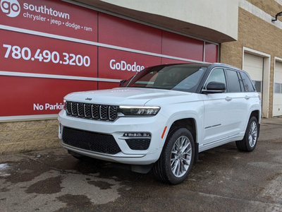 2023 Jeep Grand Cherokee SUMMIT IN BRIGHT WHITE EQUIPPED WITH A