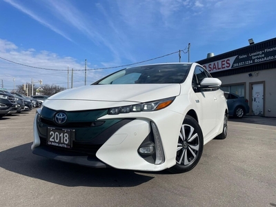 Used 2018 Toyota Prius AUTO HYBRID PLUG-IN NO ACCIDENT BLID SPOT ALERT, for Sale in Oakville, Ontario