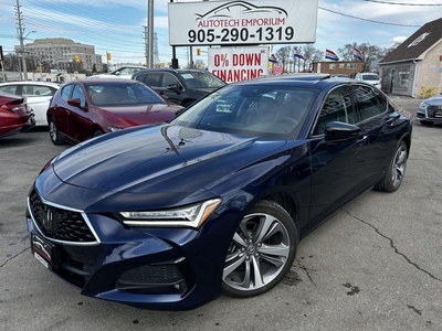 Used 2021 Acura TLX Platinum Elite / Blind Spot / Cooled Heated Seats / Sunroof / Remote Start for Sale in Mississauga, Ontario
