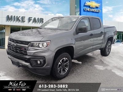 Used 2022 Chevrolet Colorado Z71 remote keyless entry/start,heated front seats/steering wheel/outside mirrors,auto climate control for Sale in Smiths Falls, Ontario