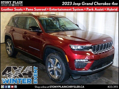 Used Jeep Grand Cherokee 4xe 2023 for sale in Stony Plain, Alberta