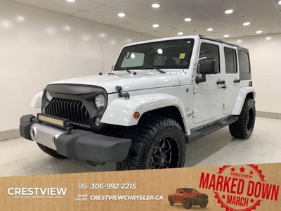 Used 2014 Jeep Wrangler Unlimited Sahara * Aftermarket Rims & Tires * Tons of Accessories * for Sale in Regina, Saskatchewan