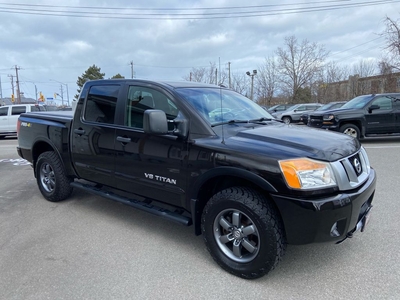 Used 2014 Nissan Titan PRO-4X ** 4X4, TOW PKG, BACK CAM ** for Sale in St Catharines, Ontario