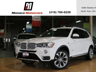 Used 2016 BMW X3 xDrive28i - HUDPANOROOFNAVICAMERAHEATED SEAT for Sale in North York, Ontario