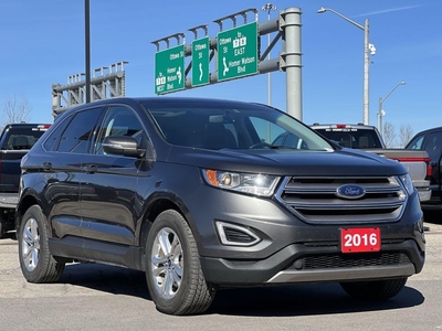 Used 2016 Ford Edge SEL PANORAMIC MOONROOF LEATHER HEATED SEATS AND WHEEL for Sale in Kitchener, Ontario