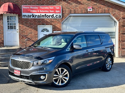Used 2017 Kia Sedona SXL+ HTD/CLD Leather Sunroof CarPlay Backup XM 7ST for Sale in Bowmanville, Ontario