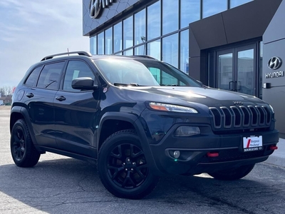 Used 2018 Jeep Cherokee Trailhawk Heated Seats Off-Road PKG Remote Start for Sale in Midland, Ontario