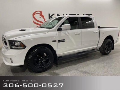 Used 2018 RAM 1500 Sport with Convenience Group for Sale in Moose Jaw, Saskatchewan