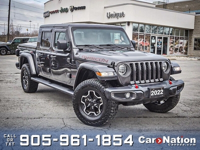 Used 2022 Jeep Gladiator Rubicon 4x4 LEATHER SAFETY GRP NAV for Sale in Burlington, Ontario
