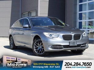 Used 2012 BMW 5 Series 535i Gran Turismo Heated Seats Dual zone A/C for Sale in Winnipeg, Manitoba