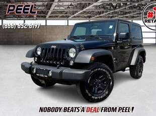 Used 2018 Jeep Wrangler Sport JK 2Dr LOW KM Tow Pkg Bluetooth 4X4 for Sale in Mississauga, Ontario