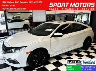 Used 2019 Honda Civic EX+Roof+New Tires+Black Alloys+Tinted+CLEAN CARFAX for Sale in London, Ontario