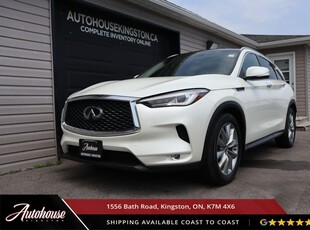 Used 2021 Infiniti QX50 Luxe PANO MOONROOF - DOUBLE TOUCH SCREEN DISPLAY - AWD for Sale in Kingston, Ontario