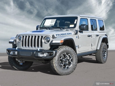 2023 Jeep Wrangler 4xe RUBICON | 4XE | LEATHER | STEEL | TOW | CLD WTHR!!