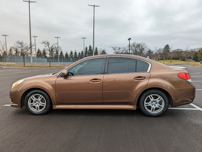 2011 Subaru Legacy 2.5i Sport in rare Caramel Bronze colour