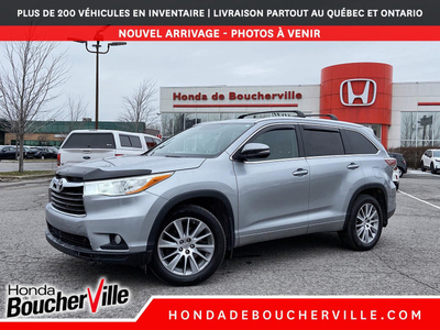 2016 Toyota Highlander XLE AWD, 8 PASSAGERS, CUIR, TOIT OUVRANT