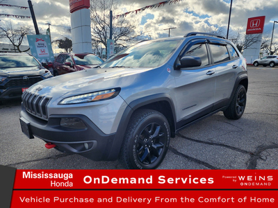 2017 Jeep Cherokee Trailhawk -4WD/ CERTIFIED/ NO ACCIDENTS