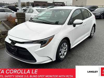 2023 Toyota Corolla LE; HEATED SEATS, SAFETY SENSE 3.0 ANDROID A