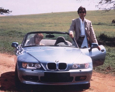 The iconic 007 BMW Z3 roadster convertible.