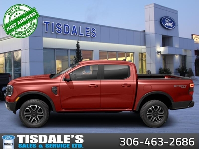 New 2024 Ford Ranger Lariat - Leather Seats - Heated Seats for Sale in Kindersley, Saskatchewan