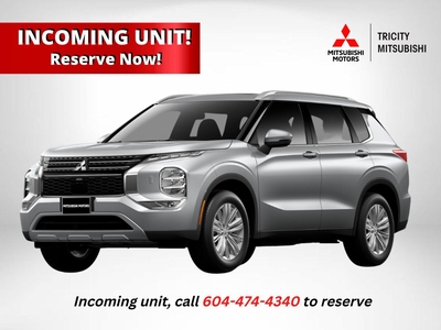 New 2024 Mitsubishi Outlander ES - Heated Seats, Apple Carplay/Android Auto for Sale in Coquitlam, British Columbia