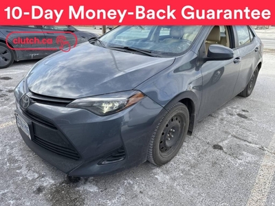 Used 2017 Toyota Corolla LE w/ Backup Cam, Bluetooth, Heated Front Seats for Sale in Toronto, Ontario