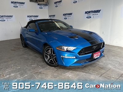 Used 2019 Ford Mustang GT PREMIUM CONVERTIBLE LEATHER NAVIGATION for Sale in Brantford, Ontario