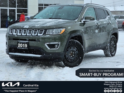 Used 2019 Jeep Compass Limited, 4X4, Navi, Heated Seats and Steering for Sale in Niagara Falls, Ontario