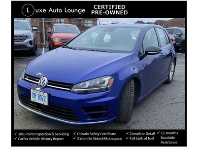 Used 2016 Volkswagen Golf R GOLF R! LOW KM! 6-SPD MANUAL, AWD, FENDER AUDIO! for Sale in Orleans, Ontario