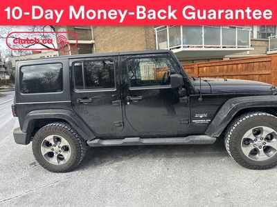 Used 2017 Jeep Wrangler Unlimited Sahara 4x4 w/ Bluetooth, A/C, Cruise Control for Sale in Toronto, Ontario