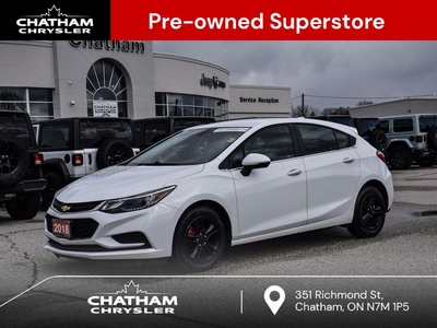 Used 2018 Chevrolet Cruze LT Auto LT TURBO HATCHBACK POWER SEAT LOW KILOMETERS for Sale in Chatham, Ontario