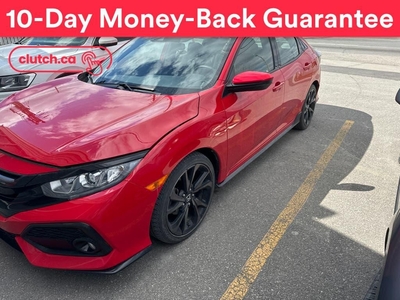Used 2018 Honda Civic Hatchback Sport w/ Apple CarPlay & Android Auto, Backup Cam, Dual Zone A/C for Sale in Toronto, Ontario