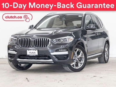 Used 2020 BMW X3 xDrive30i AWD w/ Apple CarPlay & Android Auto, Rearview Cam, Dual Zone A/C for Sale in Toronto, Ontario