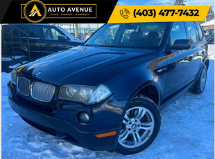 2007 BMW X3 3.0i ALL WHEEL DRIVE, LEATHER HEATED SEATS AND MUCH